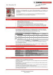 Technisches Merkblatt - SCHWENK Putztechnik GmbH & Co. KG