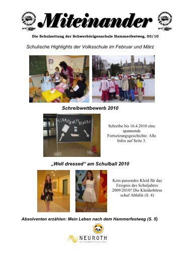 Feb/Mär 2010 - Schwerhörigenschule Wien