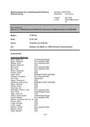 Protokoll [PDF] - Schwerin