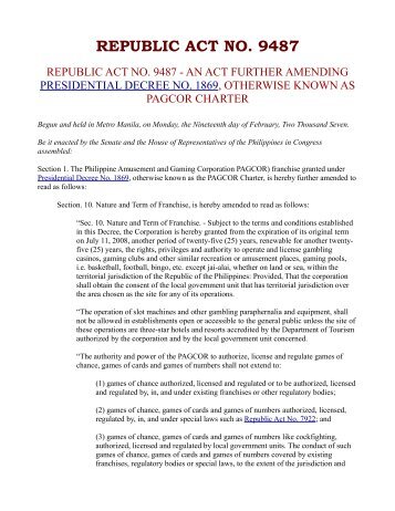 republic act no 7277 with amendments republic act no 7277 with amendments