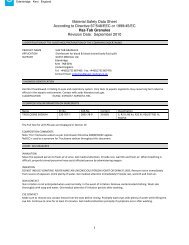 1 Material Safety Data Sheet According to Directive 67/548/EEC or ...