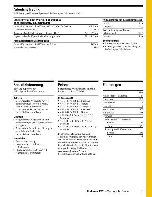 Radlader 992G - EE Industry Equipment