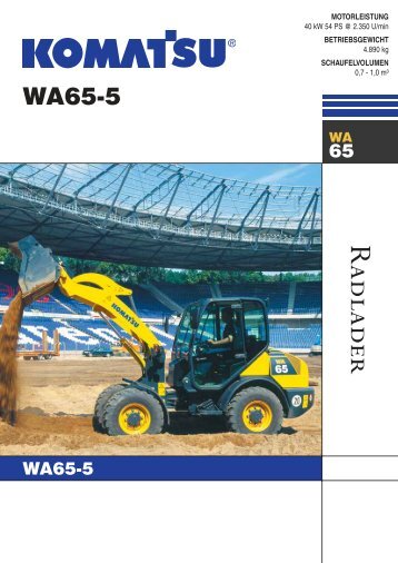 WA65-5 - komatsu europe