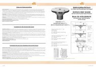 BodeneinlaufdÃ¼sen Bottom inlet nozzle Buse de refoulement