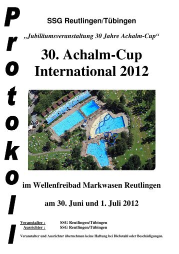 30. Achalm-Cup International 2012