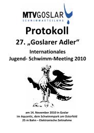 27. „Goslarer Adler“ - MTV Goslar