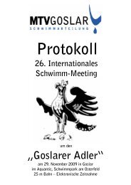 Protokoll - MTV Goslar