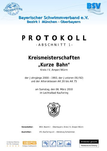 Protokoll KMKB 2010 inkl. Medaillenspiegel und ENM-Liste