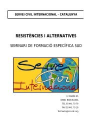 resistÃ¨ncies i alternatives - Servei Civil Internacional de Catalunya