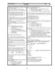Sample Final Exam - Computer and Information Science