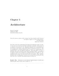 Chapter 5: Architecture - Computer and Information Science - CUNY