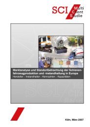 Kurzinfo zur Studie - SCI Verkehr GmbH