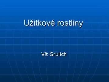 Užitkové rostliny