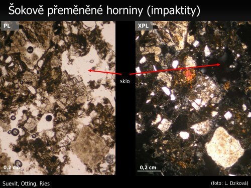 Meteority a impaktní krátery - Přírodovědecká fakulta - Masarykova ...