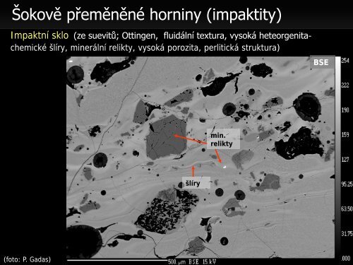 Meteority a impaktní krátery - Přírodovědecká fakulta - Masarykova ...