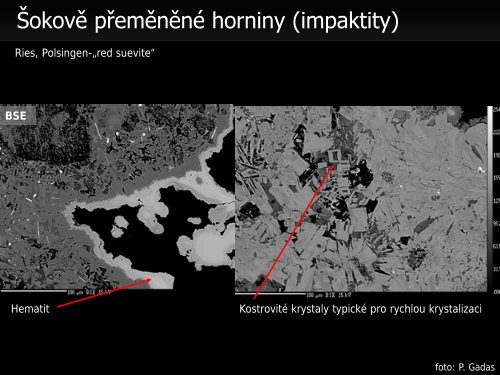 Meteority a impaktní krátery - Přírodovědecká fakulta - Masarykova ...