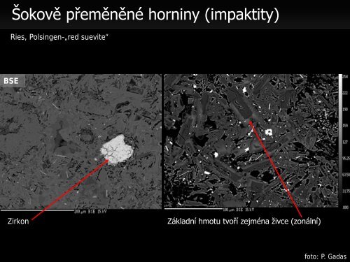 Meteority a impaktní krátery - Přírodovědecká fakulta - Masarykova ...