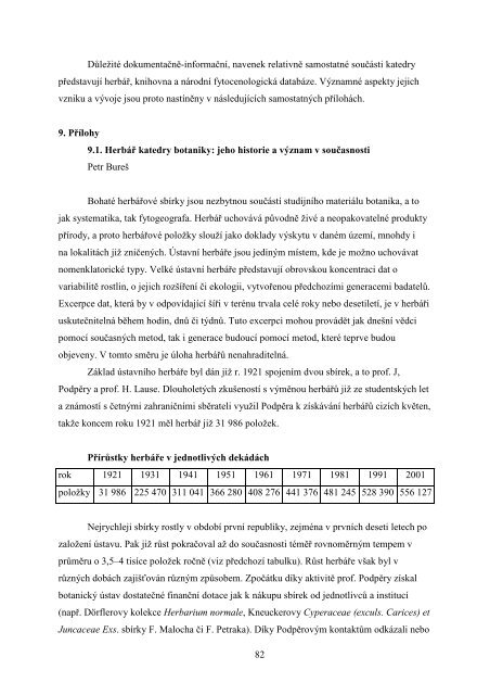 Dějiny botaniky v Brně - Přírodovědecká fakulta - Masarykova ...