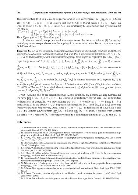 Common Fixed Points of a New Three-Step Iteration with Errors of ...