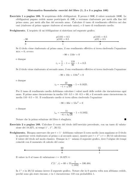 Matematica finanziaria v2