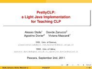 PrettyCLP: a Light Java Implementation for Teaching CLP