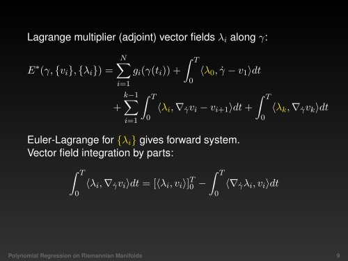 Polynomial Regression on Riemannian Manifolds