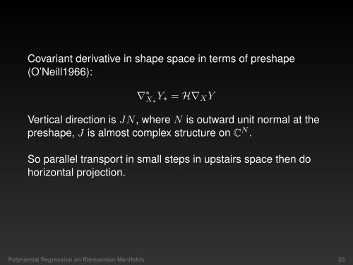 Polynomial Regression on Riemannian Manifolds