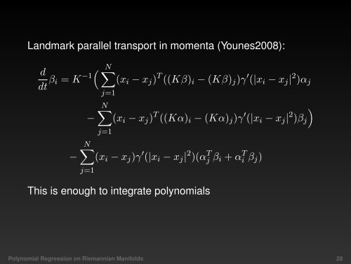 Polynomial Regression on Riemannian Manifolds