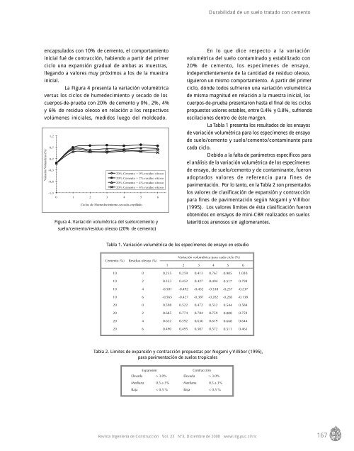 Durabilidad de un suelo contaminado y tratado con ... - SciELO