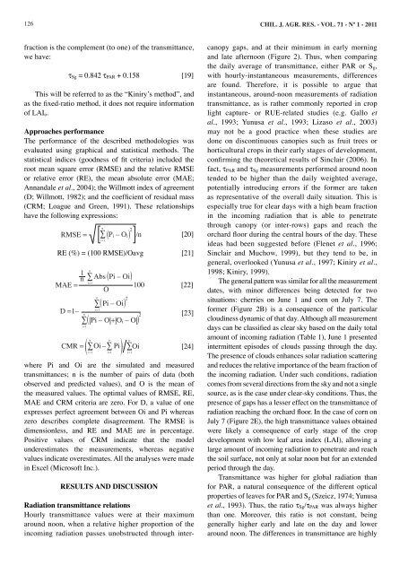 (par) and global solar radiation transmittance t