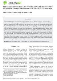 using irrigation scheduling to increase water productivity of wheat ...