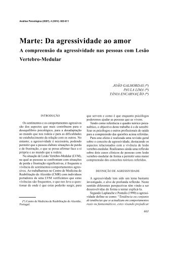 Marte: Da agressividade ao amor - SciELO