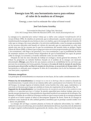 EmergÃ­a (con M), una herramienta nueva para estimar el valor de la ...