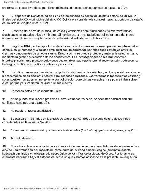 Los riesgos de la contaminaciÃ³n minera y su impacto en los niÃ±os1 ...