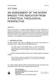 an assessment of the myers briggs type indicator from a practical ...