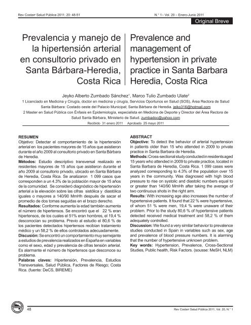 estadísticas de salud mundial 2020 hipertensión fisiopatología