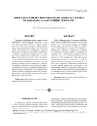 Toxicidad de herbicidas promisorios para el conTrol de ... - SciELO