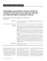 Propiedades psicométricas de tres escalas de evaluación del ...