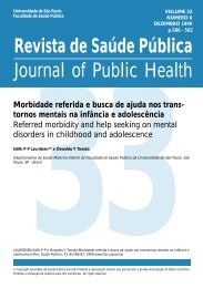 Revista de Saúde Pública Journal of Public Health - SciELO