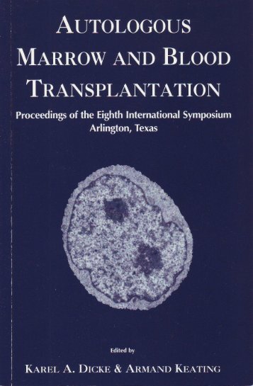 VIII Autologous Bone Marrow Transplantation_2.pdf - Blog Science ...