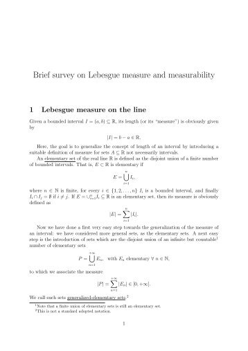 Brief survey on Lebesgue measure and measurability