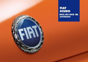 603.83.045 Fiat Scudo Radio - Informatie Systeem - NL