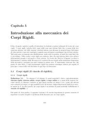 Introduzione alla meccanica dei Corpi Rigidi. - Scienze Matematiche ...