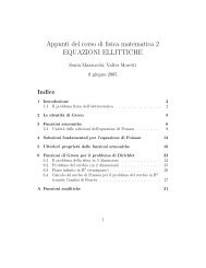 Appunti del corso di fisica matematica 2 EQUAZIONI ELLITTICHE