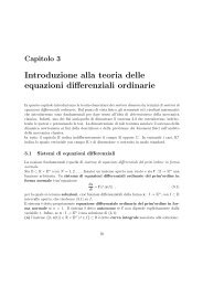 Introduzione alla teoria delle equazioni differenziali ordinarie