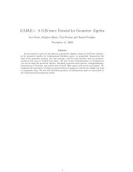GABLE+: A GAViewer Tutorial for Geometric Algebra