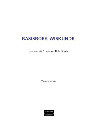 BASISBOEK WISKUNDE - Faculteit der Natuurwetenschappen ...