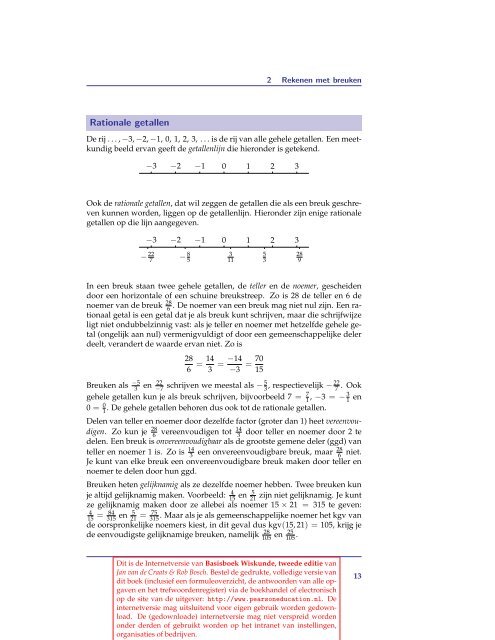 BASISBOEK WISKUNDE - Faculteit der Natuurwetenschappen ...