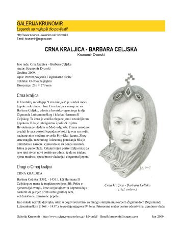 CRNA KRALJICA - BARBARA CELJSKA