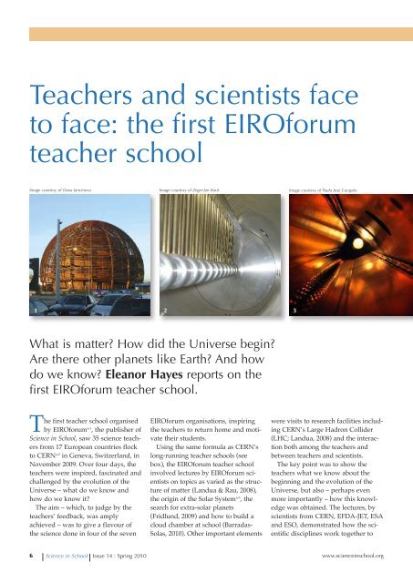 Download Issue 14 as PDF [5.4 MB] - Science in School